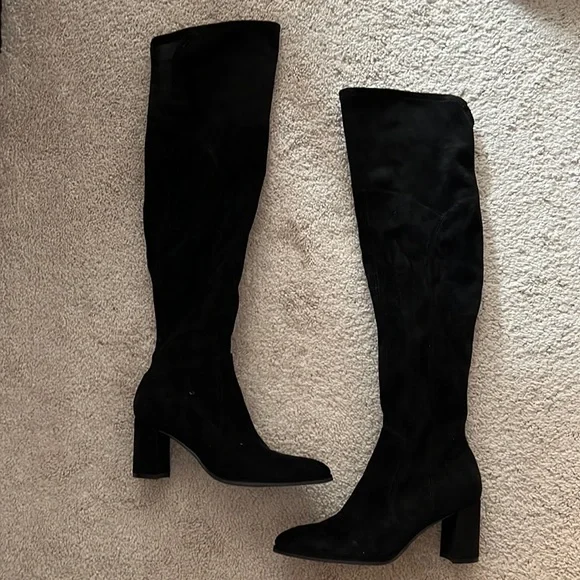 Marc Fisher OTK boots. Suede worn once